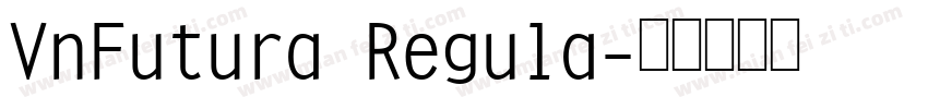 VnFutura Regula字体转换